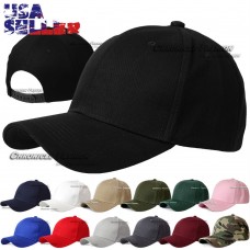 Plain Snapback Curved Visor Baseball Cap Hat Solid Blank Plain Color Caps Hats  eb-34636768